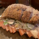 串かつ処本気・マジ - ビフカツサラダ