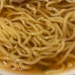 平田駅前食堂 かつ川 - 麺アップ