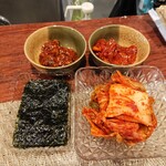 カラオケ&ダイニング 宮 - 韓国海苔、自家製キムチ、イカキムチ、ホタルイカキムチ