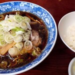 めん八 - チャーシュー麺とご飯