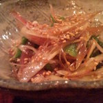 おもろ - ミョウガとオクラのナムル・・。