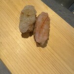 Tachiguizushi Jinjin - 白エビ、甘エビ