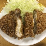 とんかつ いちかつ - 揚げ過ぎ感満載。