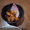 コウコウ - みかんぶり刺をウニ醤油に浸けて