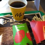 McDonald's Kabe Ten - Coffee, Apple Pie, and French Fries