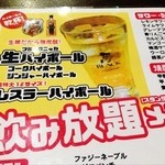 チーズ&肉バル 格闘酒場 貫一 - １リットルのレスラーハイボール