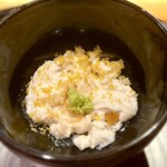 一心鮨 光洋 - ❺焼き虎河豚白子、唐墨、酢飯