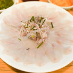 味満ん - ふぐさしみ