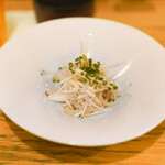 味満ん - 白魚と山芋の和え物