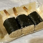 むすび むさし - 天むす
1個:¥250×3