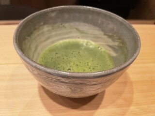 しづご - 食後には御抹茶