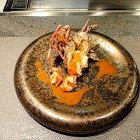 恵比寿 鉄板焼き Sublime - 活き伊勢海老の鉄板焼き アメリケーヌソース