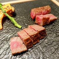 恵比寿 鉄板焼き Sublime - 焼き野菜と共に