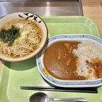 立ちそば処 杜 - かけそば、カレーライス