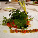 川鱒のカルパッチョ