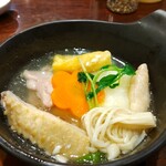 灼味噌らーめん 八堂八 - 限定汁 第二弾
      とり鍋御膳 1200円