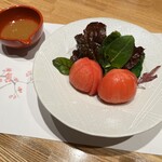 Shabushabu Ichidai - フルーツトマトサラダ（自家製ドレッシング）