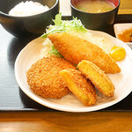 たから食堂 - ミックスフライ定食