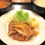 たから食堂 - 生姜焼き定食