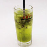 Ice cold kiwi Chuhai (Shochu cocktail)