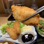 魚屋の居酒屋 魚錠 - 牡蠣フライ