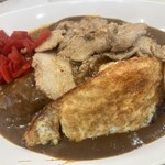 スタミナカレーの店 バーグ - スタミナカレー 焼き