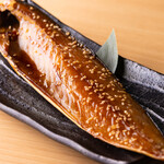 Dried mackerel in soy sauce