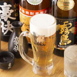 Cheers with the finest pre-mol ♪ We have a variety of drinks that enhance the taste of your food