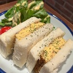 cafe クローバー - ふわふわ卵サンド