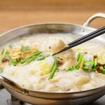 Hakata style Motsu-nabe (Offal hotpot)