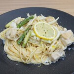 chicken, asparagus and lemon cream pasta