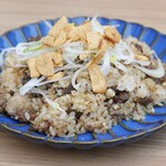 Beef tendon garlic rice