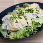 Teppanniku Baru Onigashima - 豚しゃぶサラダ