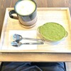 珈琲 時々 抹茶 - 抹茶ティラミスと抹茶あずきのホット