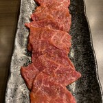 ホルモン さわ 上中居店 - 梅ロース　梅タレ　最高