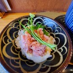 中華蕎麦 鳴神食堂 - ネギトロとろろご飯(300円)