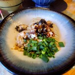 中華蕎麦 鳴神食堂 - あえ玉(鰻と山椒)(300円)