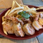 コナズ珈琲 カラフルタウン岐阜店 - ガーリックシュリンプ&フレンチフライ