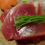 蕎麦ひら井 - かつおのアップ