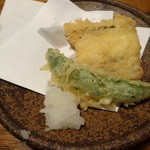 蕎麦ひら井 - 穴子の天ぷら