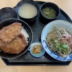 丼屋 荘兵衛 - 越前おろしそばとソースカツ丼♥