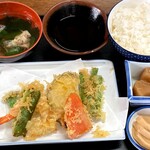 タカラ亭 - 天ぷら定食(梅､500円)