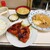 食堂ひろ - 料理写真:アジフライ定食と肉豆腐