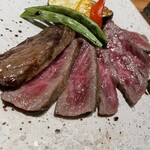 Charcoal grilled Japanese black beef