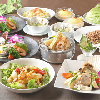 ◆A variety of evening courses are available starting from 4,400 yen including tax.