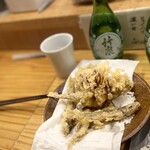 梅田屋 - メヒカリの天ぷらまじうまかった