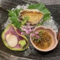 アワビのお造り