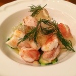 ミノビ - タラバガニのポワレ　トマトゼリー添え
