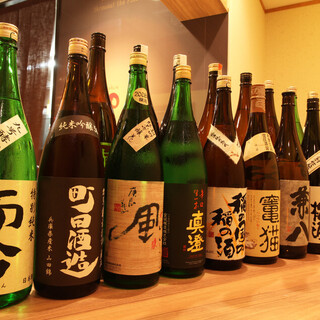 厳選した日本酒をご用意◆天ぷらと合わせてお楽しみください