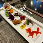 創作四川料理 廣明 - 彩り鮮やかな鳳凰 前菜盛り合わせ